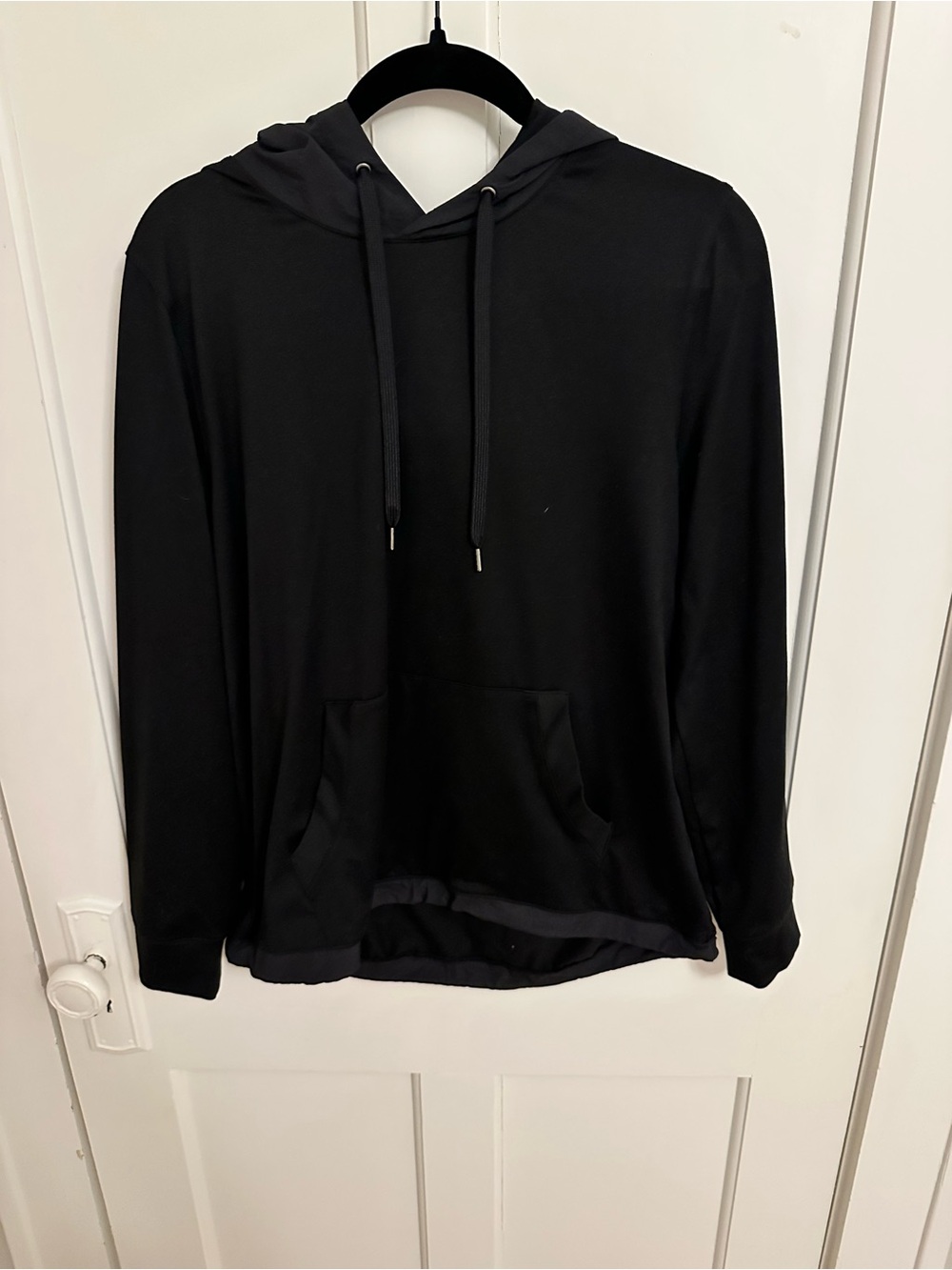 Quince Flowknit Performance pullover hoodie travel Athleisure small